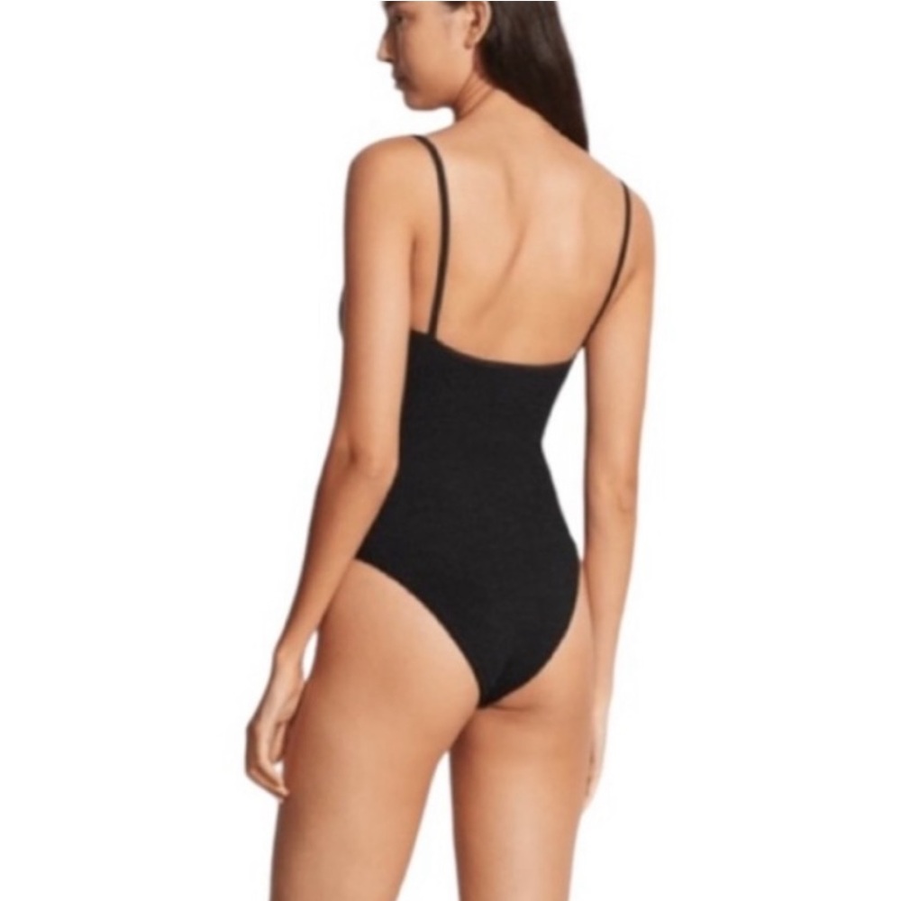 SALE NWT Hunza G Pamela one piece in black - Picture 2 of 8